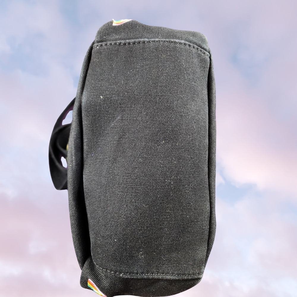 Loungefly Embroidered Sky Rainbow Pride Canvas Mini Backpack Travel Festival - Picture 3 of 7